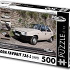 Puzzle - Retro-auta - Škoda Favorit 136 L (1989)