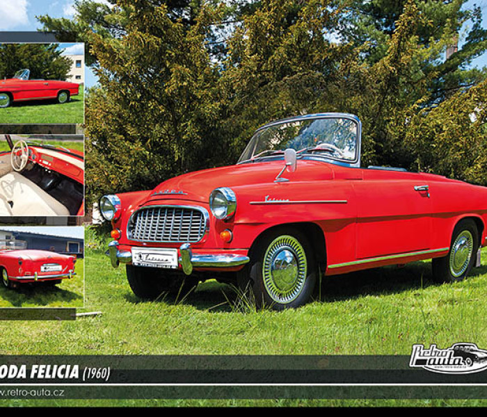 Puzzle - Retro-auta - Škoda Felicia (1960)