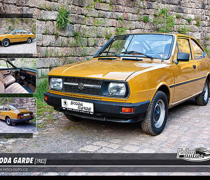 Puzzle - Retro-auta - Škoda Garde (1983)