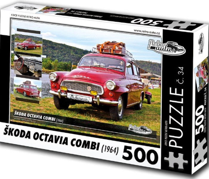 Puzzle - Retro-auta - Škoda Octavia Combi (1964)