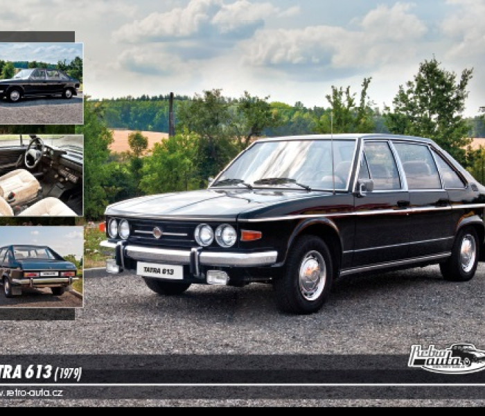 Puzzle - Retro-auta - Tatra 613 (1979)