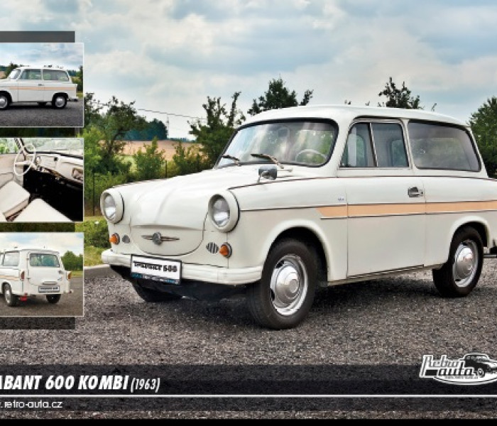 Puzzle - Retro-auta - Trabant 600 Kombi (1963)