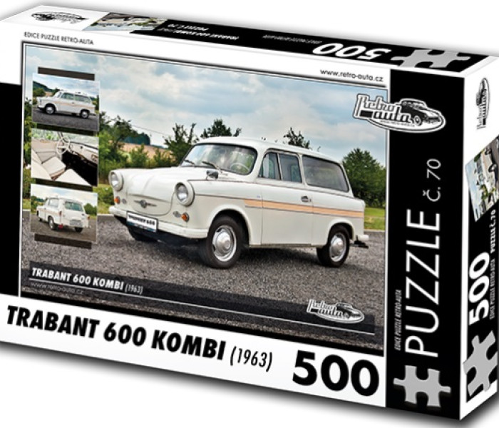 Puzzle - Retro-auta - Trabant 600 Kombi (1963)