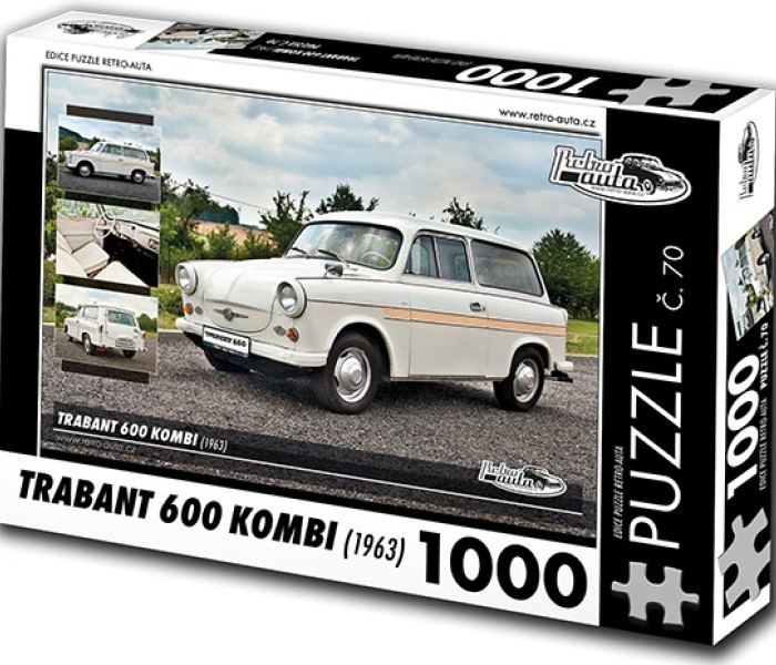 Puzzle - Retro-auta - Trabant 600 Kombi (1963)