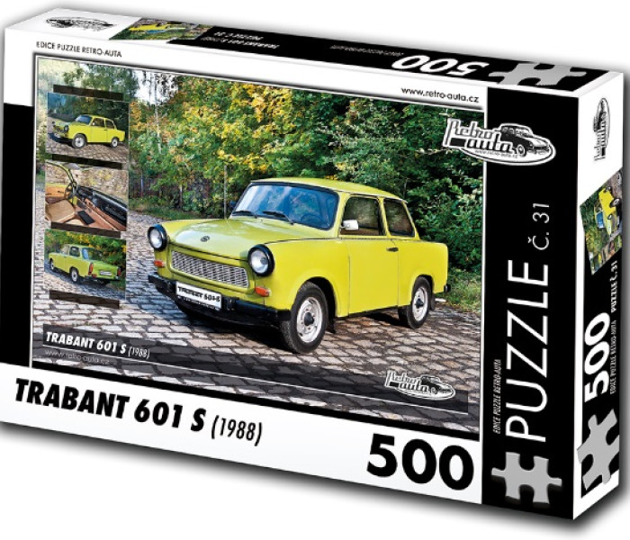 Puzzle - Retro-auta - Trabant 601 S (1988)