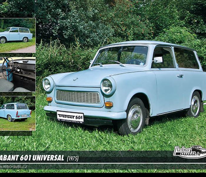 Puzzle - Retro-auta - Trabant 601 Universal (1975)