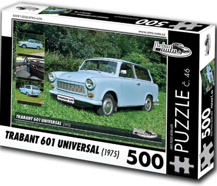 Puzzle - Retro-auta - Trabant 601 Universal (1975)