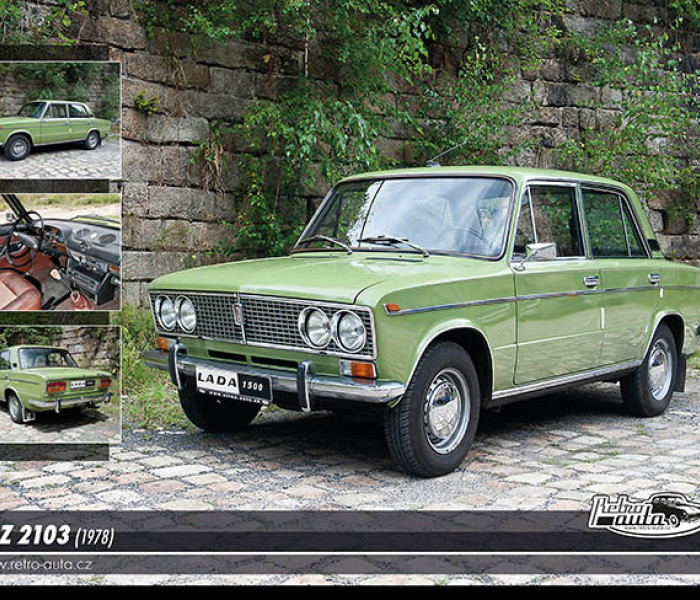 Puzzle - Retro-auta - VAZ 2103 (1978)