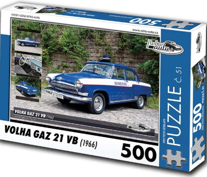 Puzzle - Retro-auta - Volha GA 21 VB (1966)