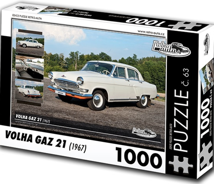 Puzzle - Retro-auta - Volha GAZ 21 (1967)