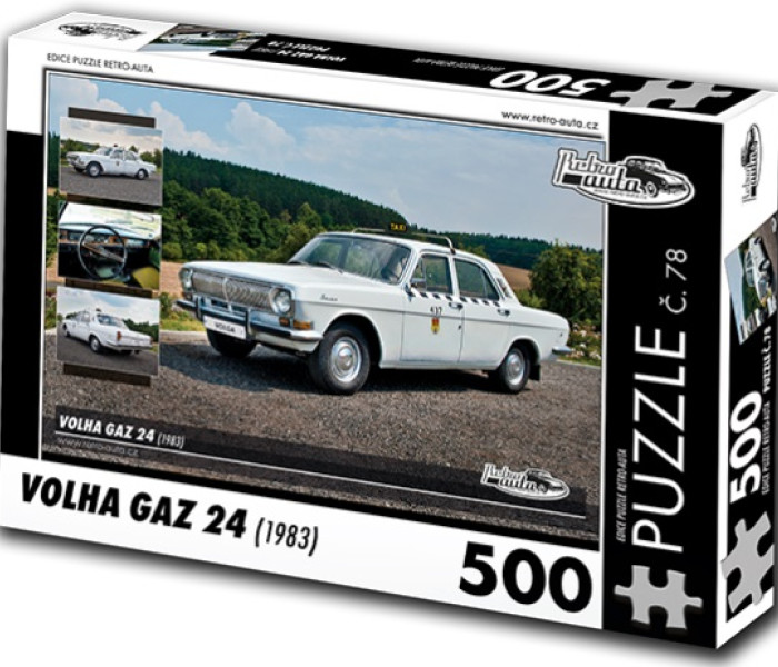 Puzzle - Retro-auta - Volha GAZ 24 (1983)