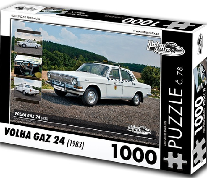 Puzzle - Retro-auta - Volha GAZ 24 (1983)