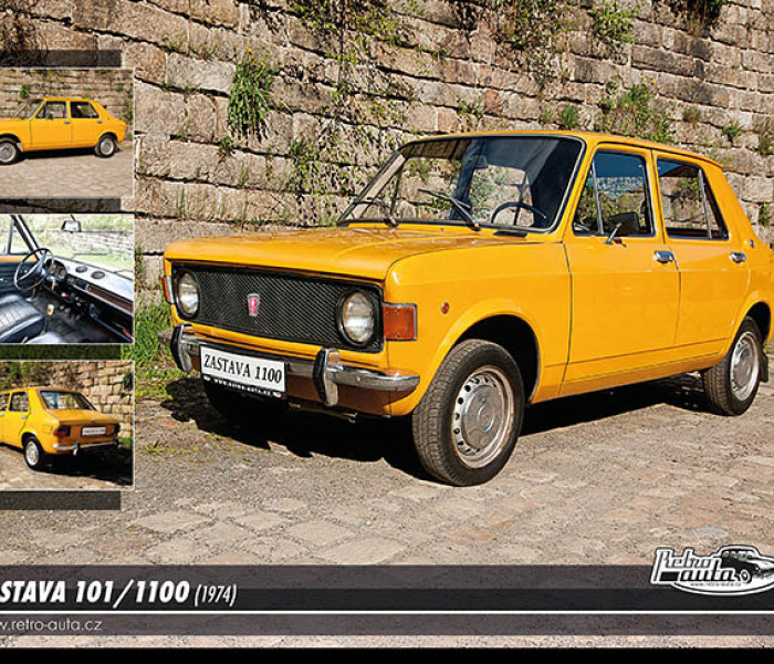 Puzzle - Retro-auta - Zastava 101/1100 (1974)