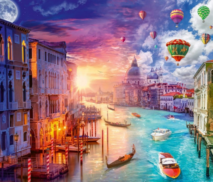 Puzzle - Schmidt - Benátky - zi și noapte