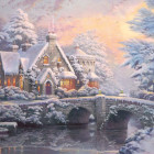 Puzzle - Schmidt - Primăvară și iarnă la Lamplight Manor