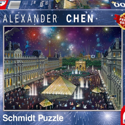 Focuri de artificii la Luvru