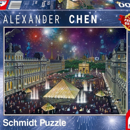 Focuri de artificii la Luvru