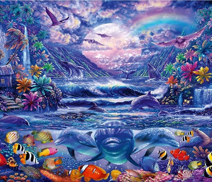 Puzzle - Schmidt - Lumea delfinilor