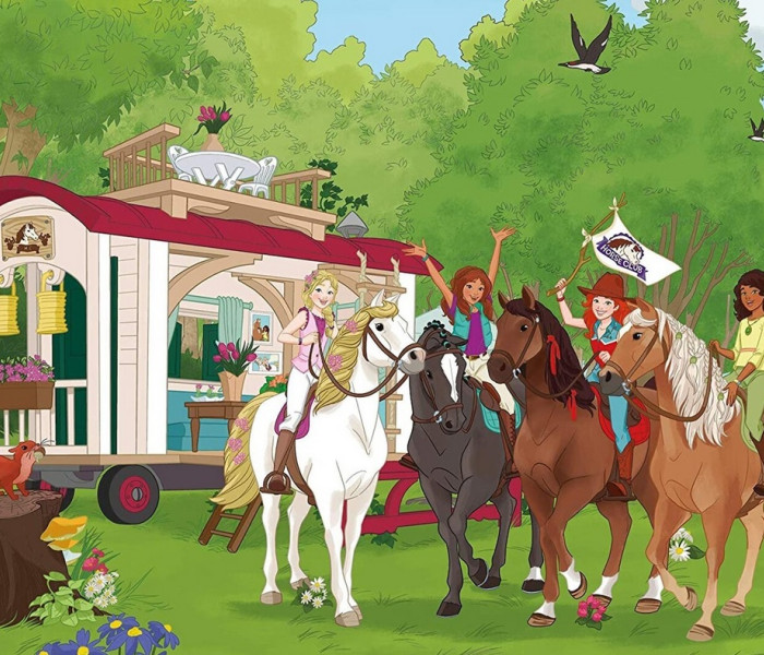 Puzzle - Schmidt - Plimbare cu calul + figurină Schleich