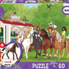 Puzzle - Schmidt - Plimbare cu calul + figurină Schleich