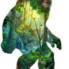 Puzzle - Sunsout - Omul pădurii