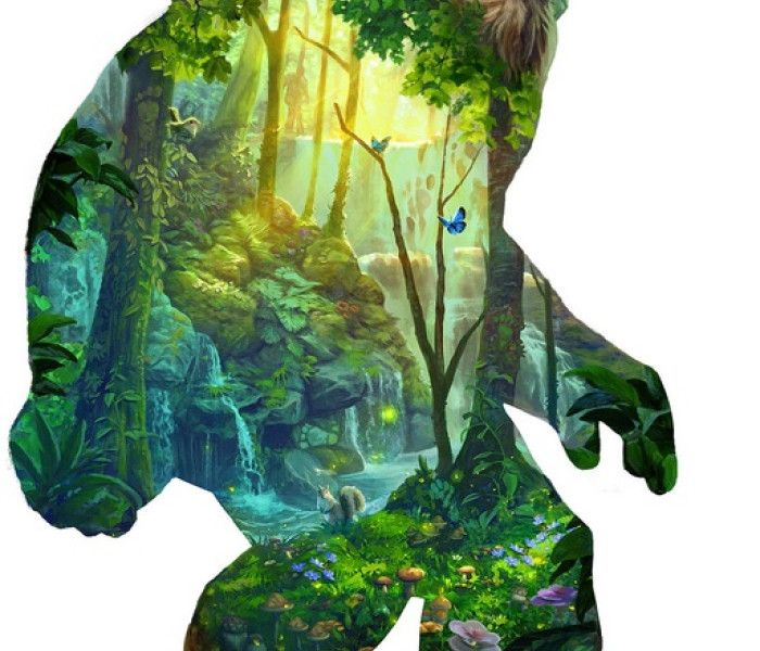 Puzzle - Sunsout - Omul pădurii