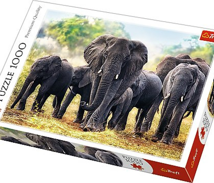 Puzzle - Trefl - Africké slony