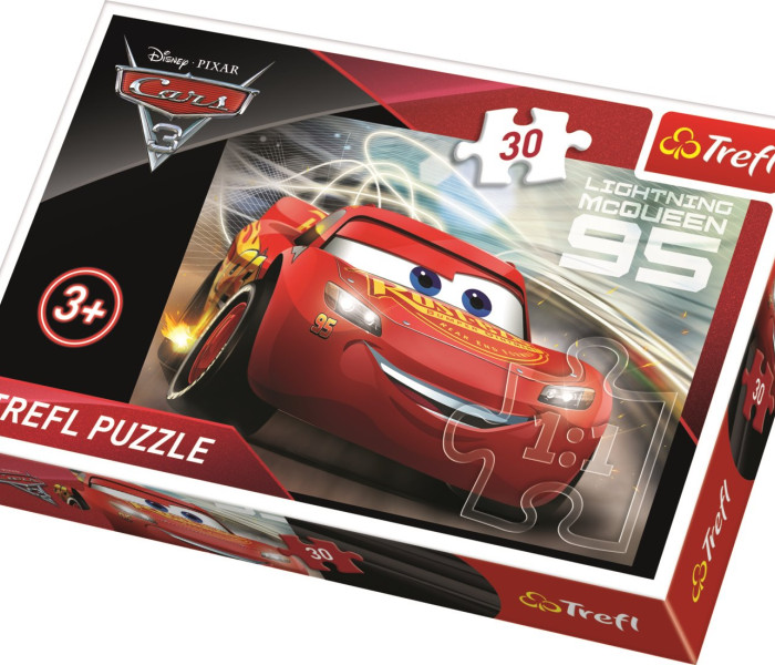 Puzzle - Trefl - Cars - Fulger McQueen