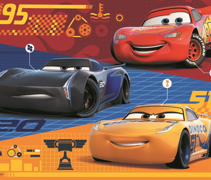 Puzzle - Trefl - Cars – Înainte de cursă