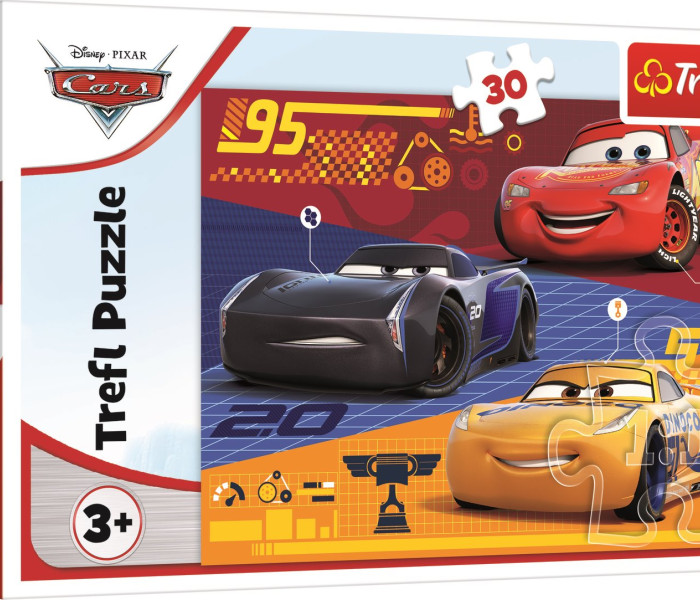 Puzzle - Trefl - Cars – Înainte de cursă