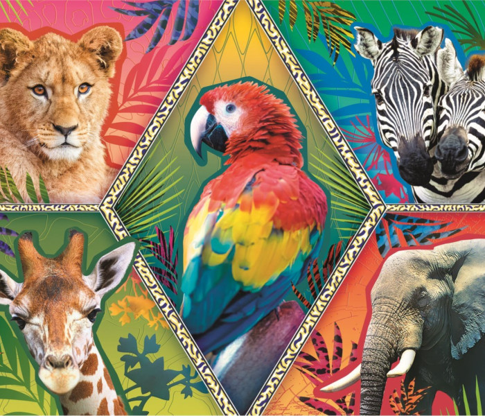 Puzzle - Trefl - Animale exotice