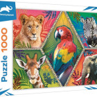 Puzzle - Trefl - Animale exotice