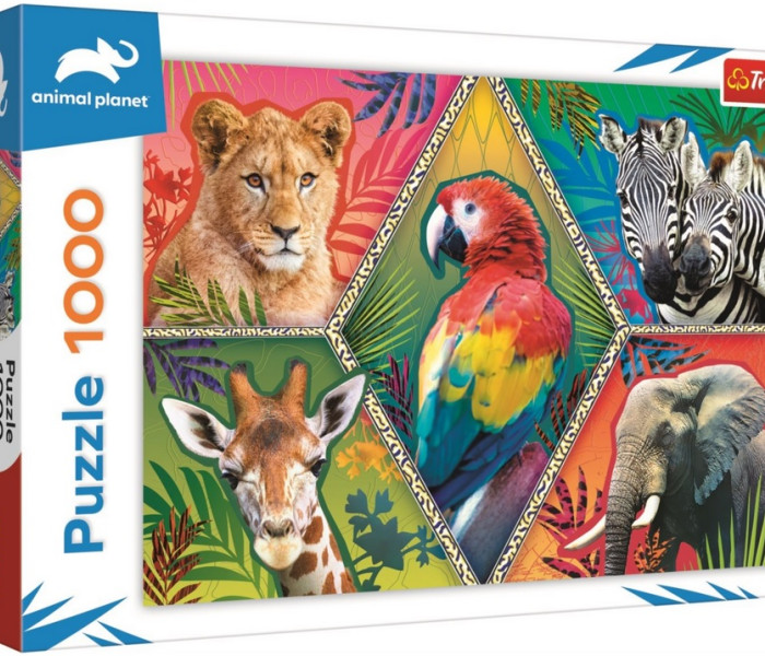 Puzzle - Trefl - Animale exotice