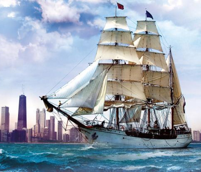 Puzzle - Trefl - Velier în Chicago