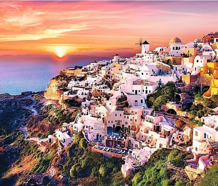 Puzzle - Trefl - Santorini la apus