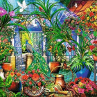 Puzzle - Trefl - Grădină ascunsă