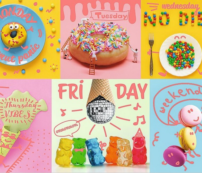 Puzzle - Trefl - Săptămână dulce