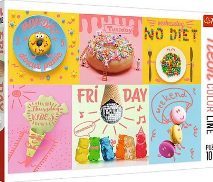 Puzzle - Trefl - Săptămână dulce