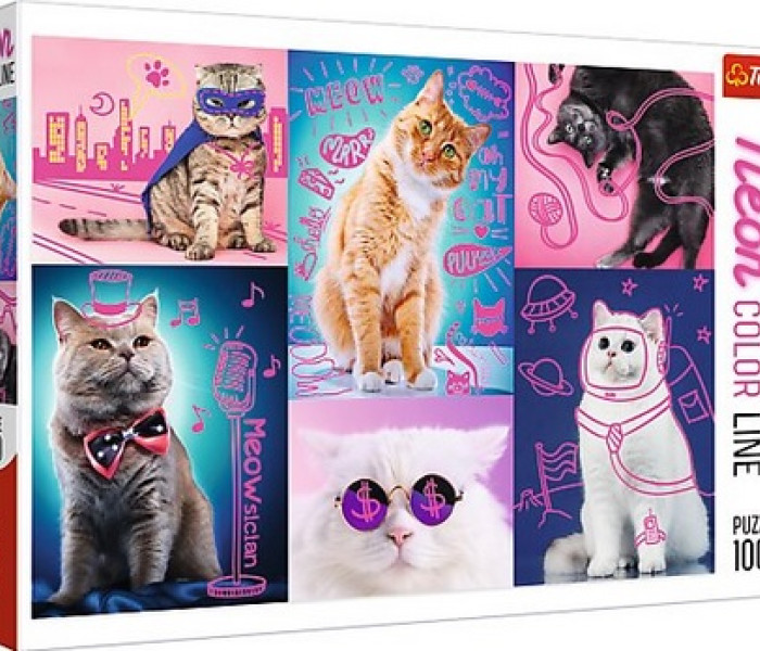 Puzzle - Trefl - Super pisici