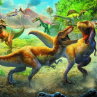 Puzzle - Trefl - Lumea dinozaurilor