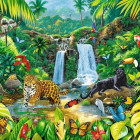 Puzzle - Trefl - Pădure tropicală