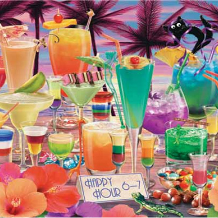 Băuturi - Puzzle cu efect 3D